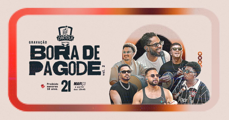 Gravação Bora de Pagode - vol.2